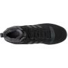 imageadidas UnisexAdult Turnaround Winterized Mid Top SneakerBlackGreyBlack