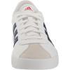 imageadidas UnisexBaby Vl Court 30 SneakerWhiteDark BlueBetter Scarlet