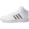 imageadidas UnisexChild Hoops Mid Basketball ShoeWhiteWhiteWhite