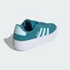 imageadidas UnisexChild Vl Court 30 LaceupLegacy SneakerArctic FusionSemi Flash AquaWhite