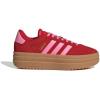imageadidas UnisexChild Vl Court 30 LaceupLegacy SneakerBetter ScarletBliss PinkGold Metallic