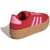 imageadidas UnisexChild Vl Court 30 LaceupLegacy SneakerBetter ScarletBliss PinkGold Metallic