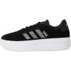 imageadidas UnisexChild Vl Court 30 LaceupLegacy SneakerBlackWhiteClear Pink