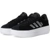 imageadidas UnisexChild Vl Court 30 LaceupLegacy SneakerBlackWhiteClear Pink
