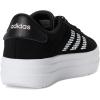 imageadidas UnisexChild Vl Court 30 LaceupLegacy SneakerBlackWhiteClear Pink