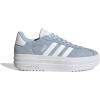 imageadidas UnisexChild Vl Court 30 LaceupLegacy SneakerBlueWhiteWhite