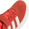 imageadidas UnisexChild Vl Court 30 LaceupLegacy SneakerBright RedWhiteOff White