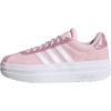 imageadidas UnisexChild Vl Court 30 LaceupLegacy SneakerClear PinkWhiteBliss Pink