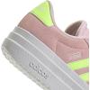 imageadidas UnisexChild Vl Court 30 LaceupLegacy SneakerClear PinkYellowWhite