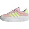 imageadidas UnisexChild Vl Court 30 LaceupLegacy SneakerClear PinkYellowWhite