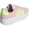 imageadidas UnisexChild Vl Court 30 LaceupLegacy SneakerClear PinkYellowWhite