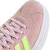 imageadidas UnisexChild Vl Court 30 LaceupLegacy SneakerClear PinkYellowWhite