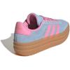 imageadidas UnisexChild Vl Court 30 LaceupLegacy SneakerClear SkyBliss PinkGold Metallic
