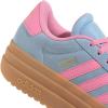 imageadidas UnisexChild Vl Court 30 LaceupLegacy SneakerClear SkyBliss PinkGold Metallic