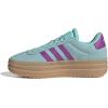 imageadidas UnisexChild Vl Court 30 LaceupLegacy SneakerFlash AquaPurple BurstGum