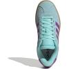 imageadidas UnisexChild Vl Court 30 LaceupLegacy SneakerFlash AquaPurple BurstGum