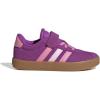 imageadidas UnisexChild Vl Court 30 LaceupLegacy SneakerFlash PinkBliss PinkClear Pink