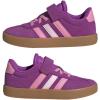 imageadidas UnisexChild Vl Court 30 LaceupLegacy SneakerFlash PinkBliss PinkClear Pink