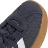 imageadidas UnisexChild Vl Court 30 LaceupLegacy SneakerInkWhiteGum