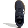 imageadidas UnisexChild Vl Court 30 LaceupLegacy SneakerInkWhiteGum