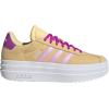 imageadidas UnisexChild Vl Court 30 LaceupLegacy SneakerOrange TintBliss LilacFlash Pink