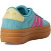 imageadidas UnisexChild Vl Court 30 LaceupLegacy SneakerPowder TealShock PinkPowder Yellow