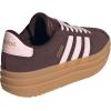 imageadidas UnisexChild Vl Court 30 LaceupLegacy SneakerShadow BrownClear PinkGold Metallic