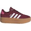 imageadidas UnisexChild Vl Court 30 LaceupLegacy SneakerShadow RedWhitePink Fusion