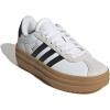 imageadidas UnisexChild Vl Court 30 LaceupLegacy SneakerWhiteBlackGum