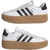 imageadidas UnisexChild Vl Court 30 LaceupLegacy SneakerWhiteBlackGum