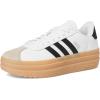 imageadidas UnisexChild Vl Court 30 LaceupLegacy SneakerWhiteBlackWonder Beige