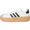 imageadidas UnisexChild Vl Court 30 LaceupLegacy SneakerWhiteBlackWonder Beige