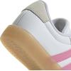 imageadidas UnisexChild Vl Court 30 LaceupLegacy SneakerWhiteBliss PinkAlumina