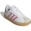 imageadidas UnisexChild Vl Court 30 LaceupLegacy SneakerWhiteBliss PinkAlumina