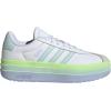 imageadidas UnisexChild Vl Court 30 LaceupLegacy SneakerWhiteHalo MintViolet Tone