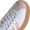 imageadidas UnisexChild Vl Court 30 LaceupLegacy SneakerWhitePowder CoralGum