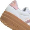 imageadidas UnisexChild Vl Court 30 LaceupLegacy SneakerWhitePowder CoralGum