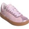 imageadidas UnisexChild Vl Court 30 Skateboarding Shoes ToddlerClear PinkClear PinkGum