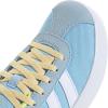 imageadidas UnisexChild Vl Court 30 Skateboarding Shoes ToddlerClear SkyWhiteYellow