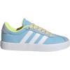 imageadidas UnisexChild Vl Court 30 Skateboarding Shoes ToddlerClear SkyWhiteYellow
