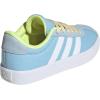 imageadidas UnisexChild Vl Court 30 Skateboarding Shoes ToddlerClear SkyWhiteYellow