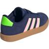 imageadidas UnisexChild Vl Court 30 Skateboarding Shoes ToddlerDark BluePink SparkSolar Green