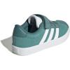 imageadidas UnisexChild Vl Court 30 Skateboarding Shoes ToddlerPowder TealWhitePreloved Teal