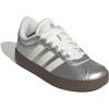 imageadidas UnisexChild Vl Court 30 Skateboarding Shoes ToddlerSilver MetallicOff WhiteGum
