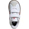 imageadidas UnisexChild Vl Court 30 Skateboarding Shoes ToddlerWhiteBetter ScarletGrey