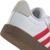 imageadidas UnisexChild Vl Court 30 Skateboarding Shoes ToddlerWhiteBetter ScarletGrey