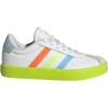 imageadidas UnisexChild Vl Court 30 Skateboarding Shoes ToddlerWhiteClear SkySolar Slime