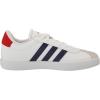 imageadidas UnisexChild Vl Court 30 Skateboarding Shoes ToddlerWhiteDark BlueBetter Scarlet