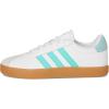 imageadidas UnisexChild Vl Court 30 Skateboarding Shoes ToddlerWhiteFlash AquaAlumina