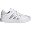 imageadidas UnisexChild Vl Court 30 Skateboarding Shoes ToddlerWhiteSilver MetallicGrey